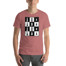 Load image into Gallery viewer, Chess Pieces Grid Short-Sleeve Unisex T-Shirt-T-Shirt-PureDesignTees