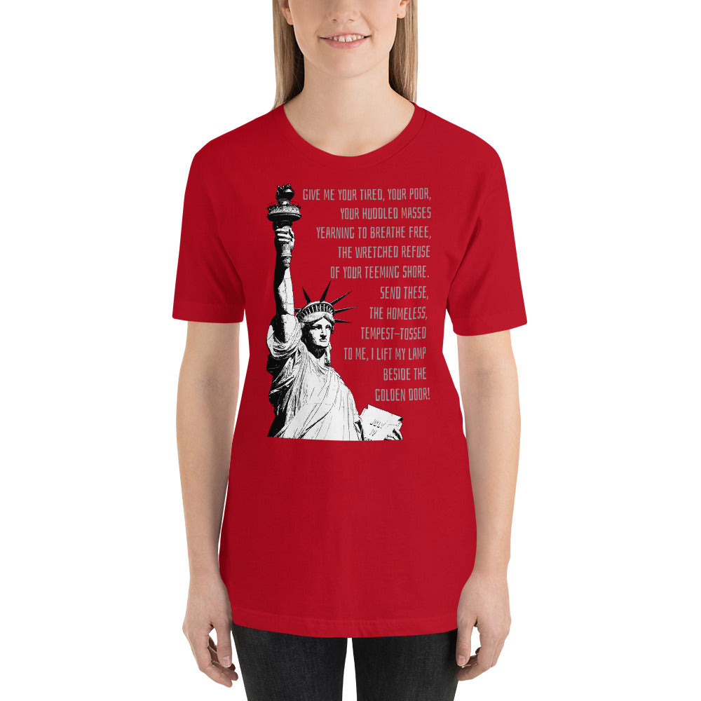 Statue of Liberty Short-Sleeve Unisex T-Shirt-t-shirt-PureDesignTees