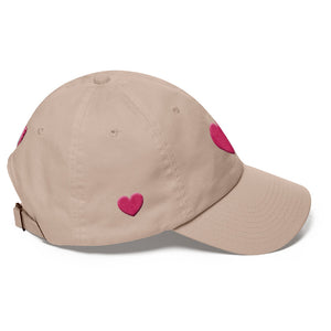 heart Dad hat for girls-Hat-PureDesignTees