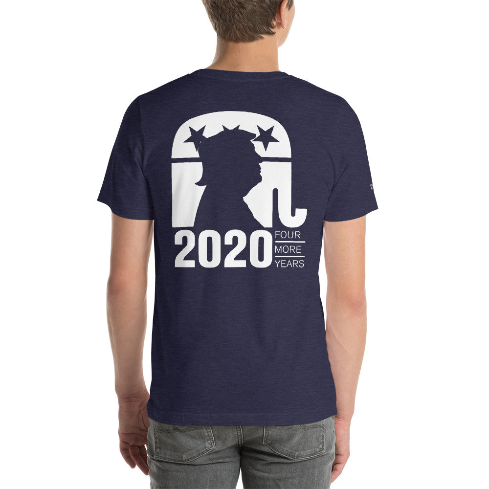 Trump 2020 Front Back and Sleeve Print Short-Sleeve Unisex T-Shirt-t-shirt-PureDesignTees