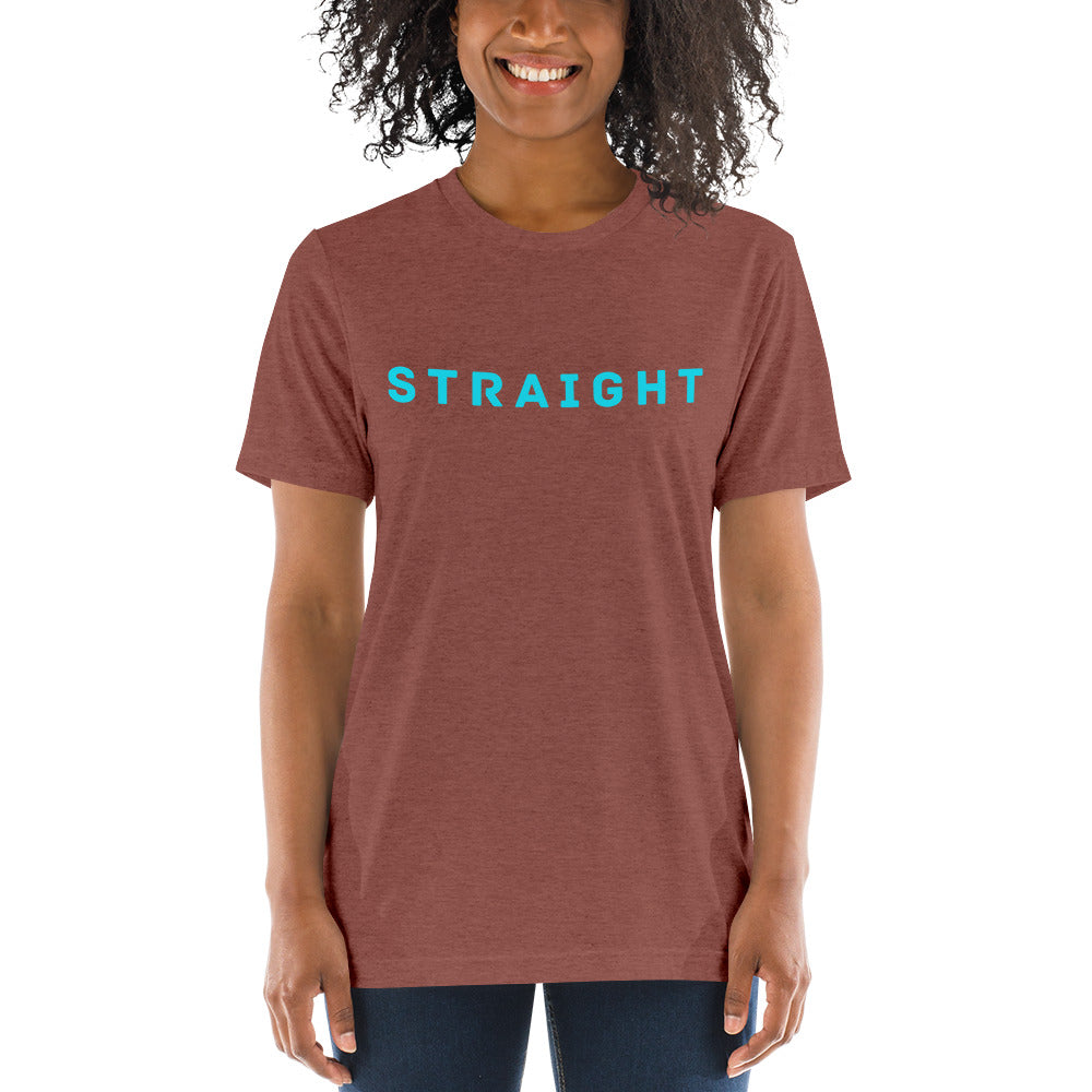 Straight Short sleeve Tri-blend t-shirt-tri-blend t-shirt-PureDesignTees