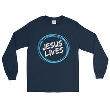 Load image into Gallery viewer, Jesus Lives Long Sleeve T-Shirt-Long sleeve t-shirt-PureDesignTees