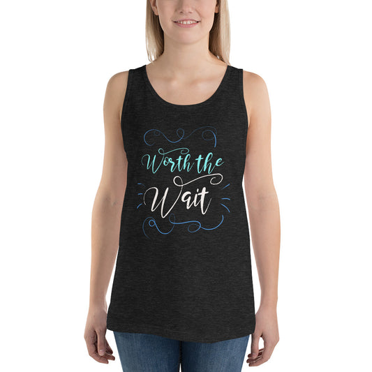 Worth the Wait Unisex Tank Top-Tank Top-PureDesignTees