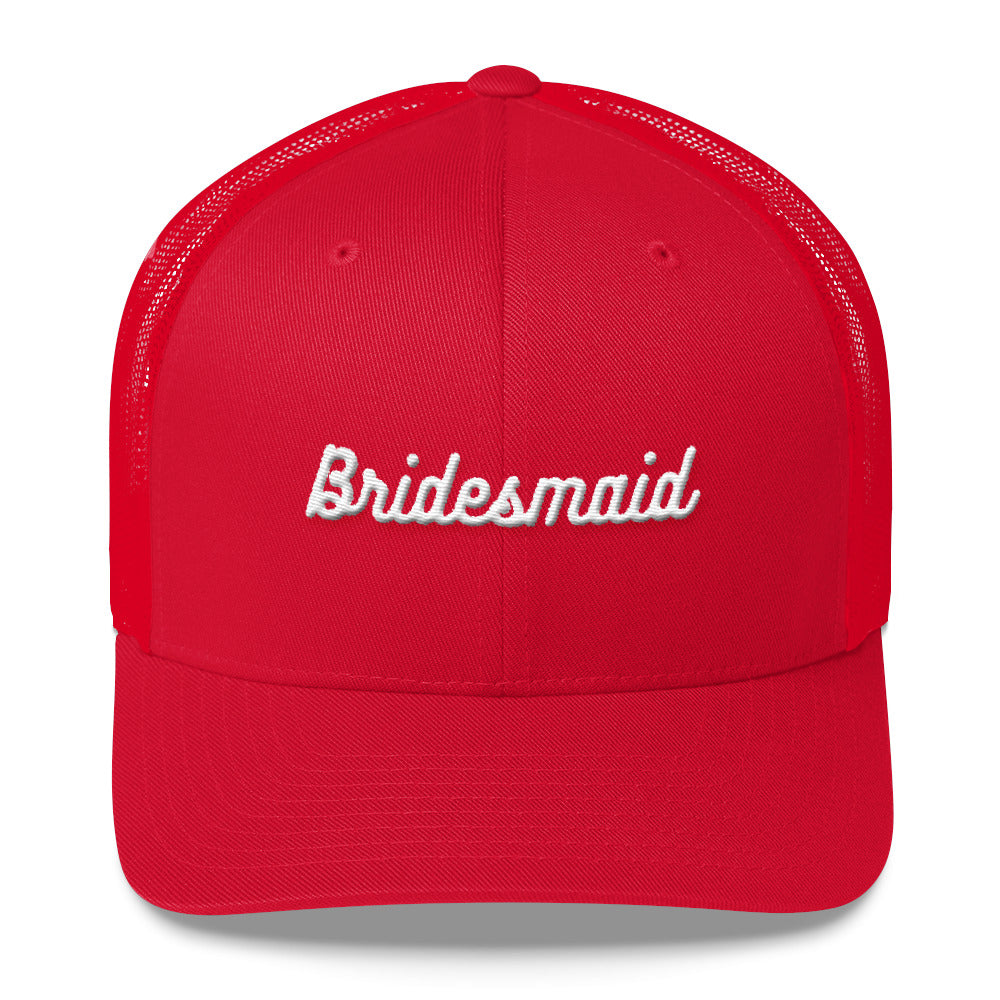 Bridesmaid Trucker Cap-Hat-PureDesignTees