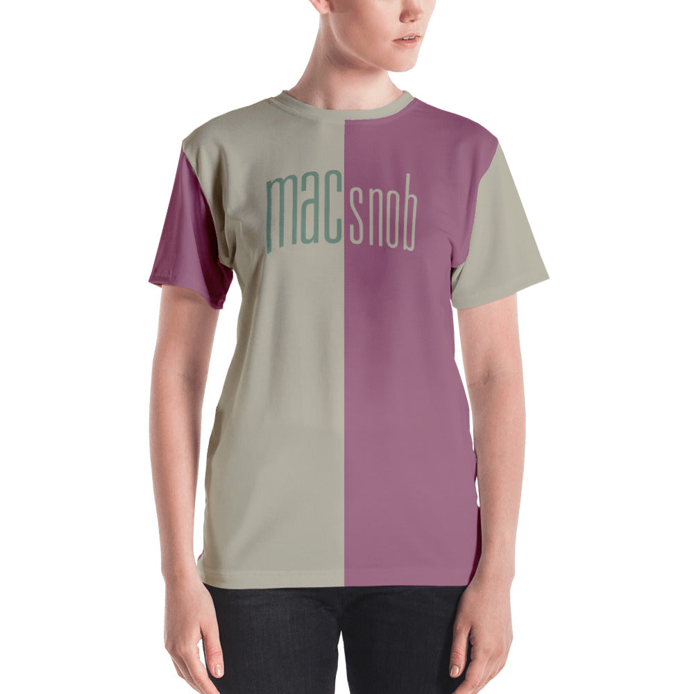 Mac Snob Women's T-shirt-t-shirt-PureDesignTees