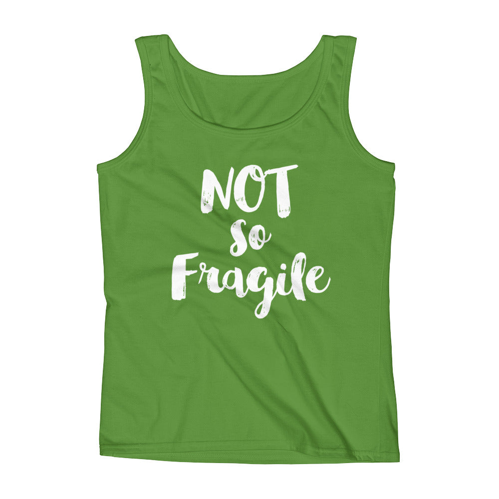 Not so Fragile Ladies' Tank-Tank Top-PureDesignTees