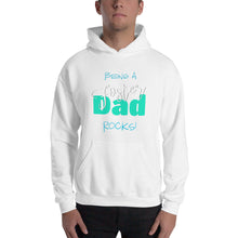 Load image into Gallery viewer, Being a Foster Dad Rocks Hooded Sweatshirt-Hoodie-PureDesignTees