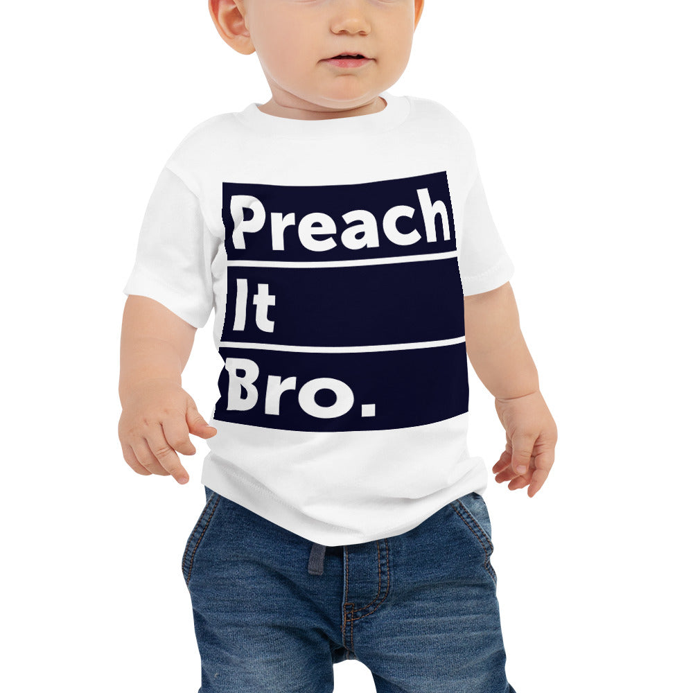 Preach it Bro. Baby Jersey Short Sleeve Tee-Baby Jersey-PureDesignTees