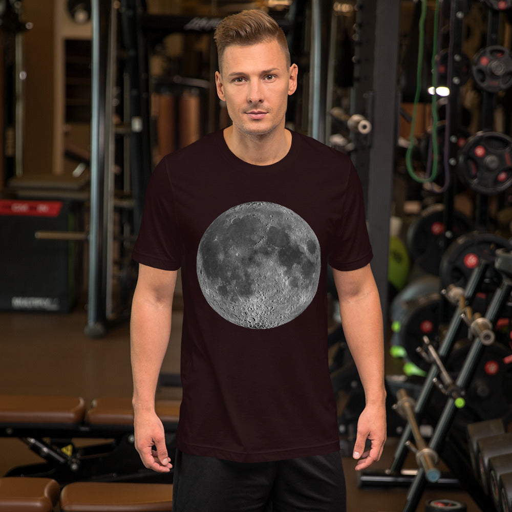Big Full Moon Short-Sleeve Unisex T-Shirt-T-Shirt-PureDesignTees
