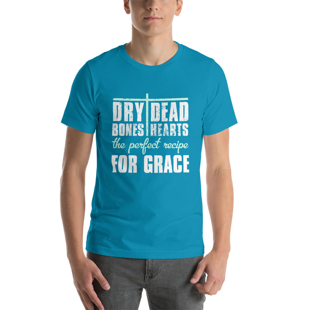 Dry Bones Dead Hearts the Perfect Recipe For Grace Short-Sleeve Unisex T-Shirt-t-shirt-PureDesignTees