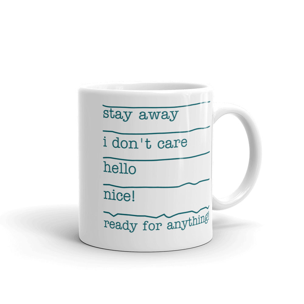 The Stages of Coffee Mug-Mug-PureDesignTees