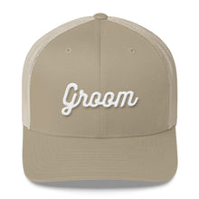 Load image into Gallery viewer, Groom Trucker Cap-Hat-PureDesignTees