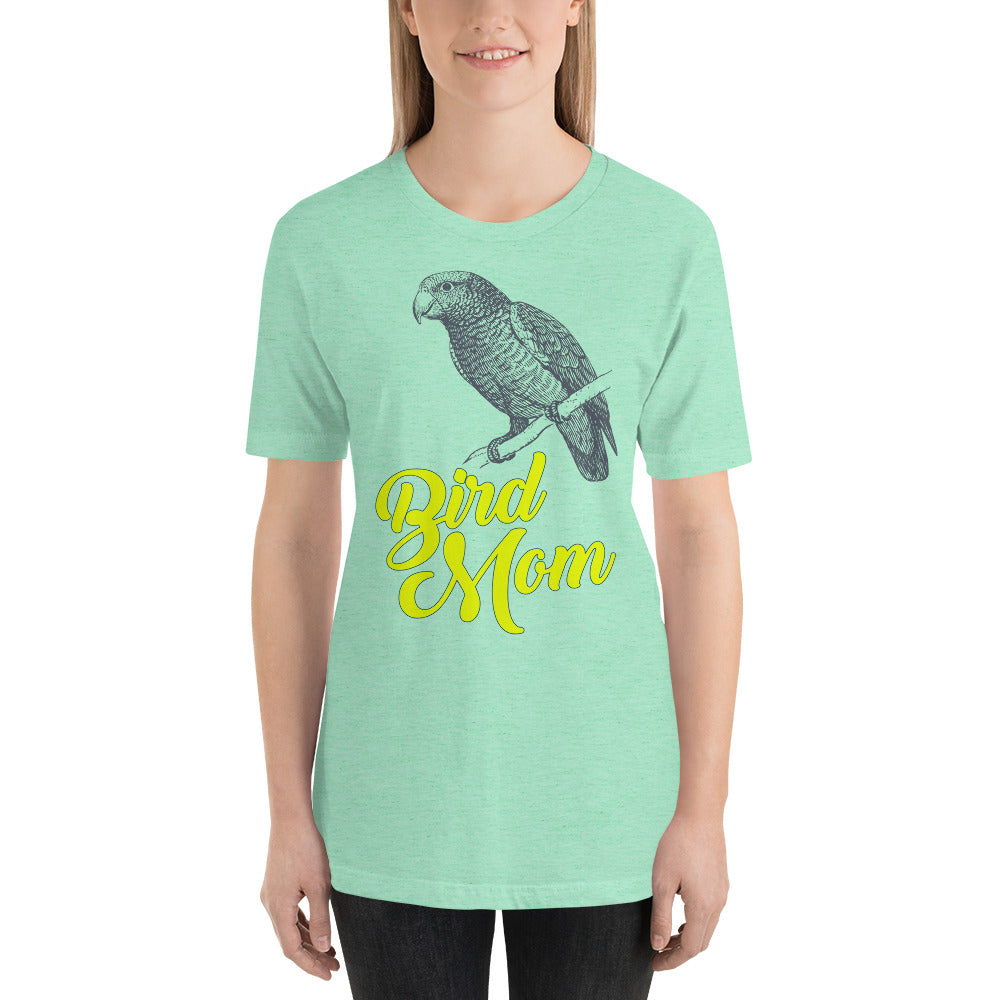 Bird Mom Short-Sleeve Unisex T-Shirt-T-Shirt-PureDesignTees