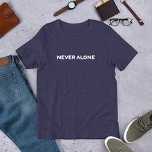 Load image into Gallery viewer, Never Alone Short-Sleeve Unisex T-Shirt-T-Shirt-PureDesignTees