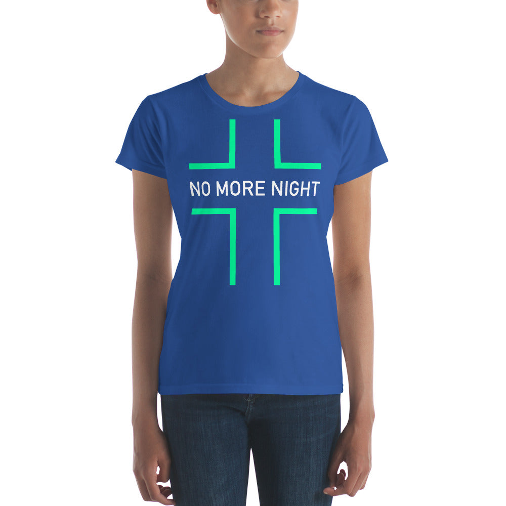 No More Night Women's short sleeve t-shirt-t-shirt-PureDesignTees