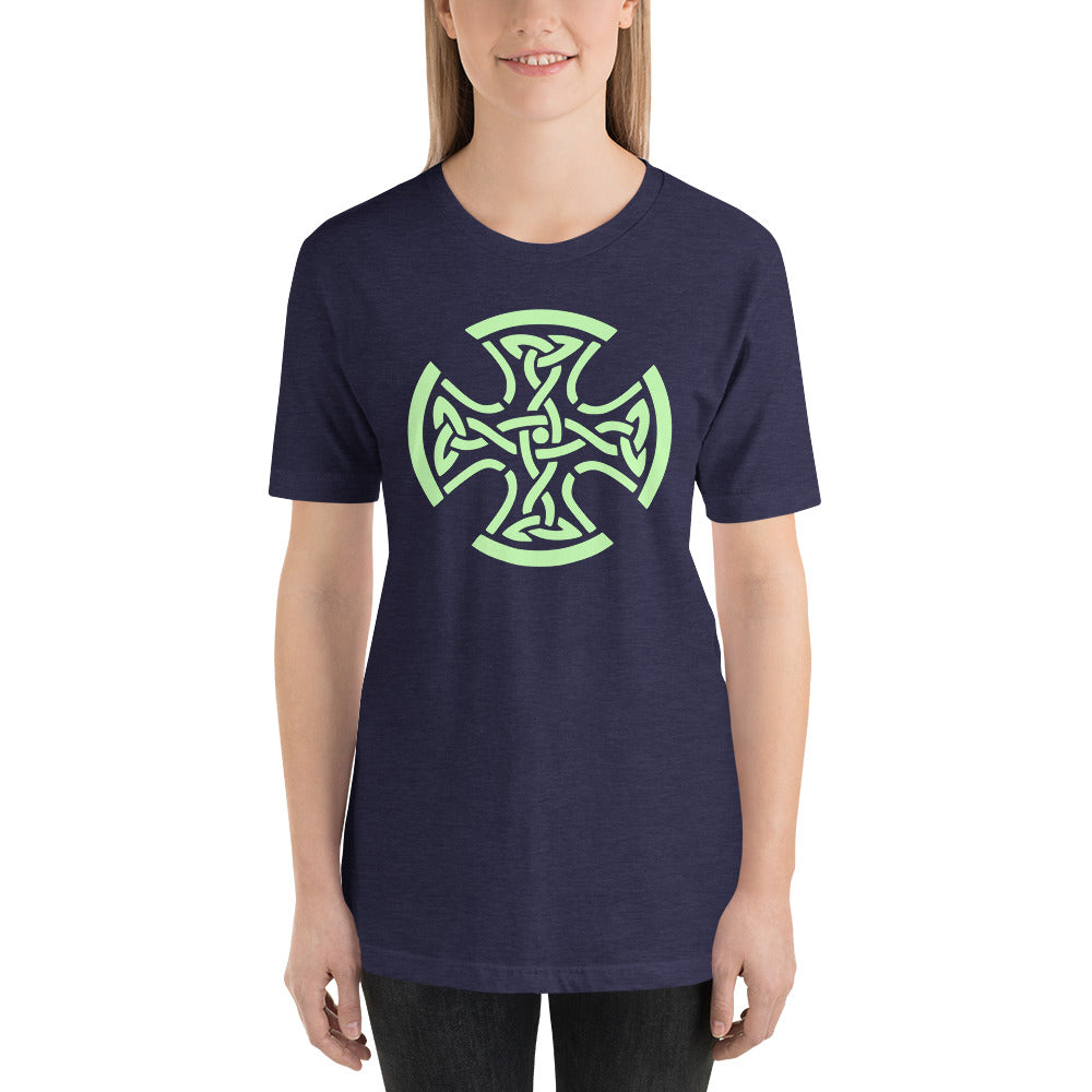 Celtic Cross Short-Sleeve Unisex T-Shirt-T-shirt-PureDesignTees