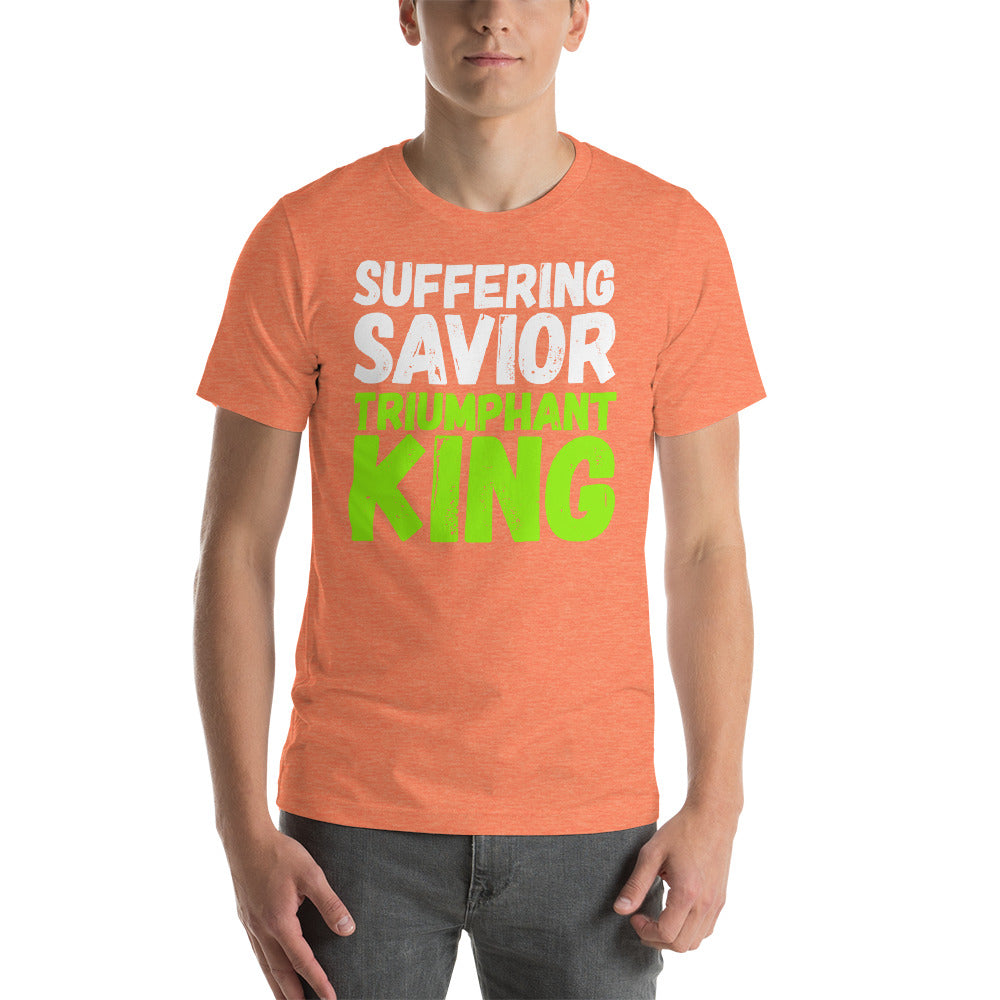 Suffering Savior Triumphant King Short-Sleeve Unisex T-Shirt-t-shirt-PureDesignTees