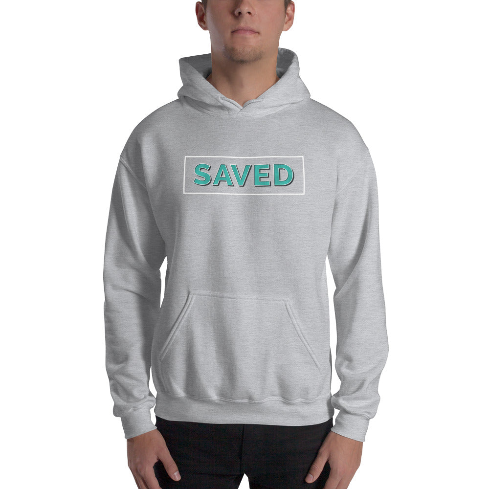 Saved Hooded Sweatshirt-hoodie-PureDesignTees