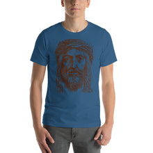 Load image into Gallery viewer, Jesus Crown of Thorns Portrait Short-Sleeve Unisex T-Shirt-t-shirt-PureDesignTees