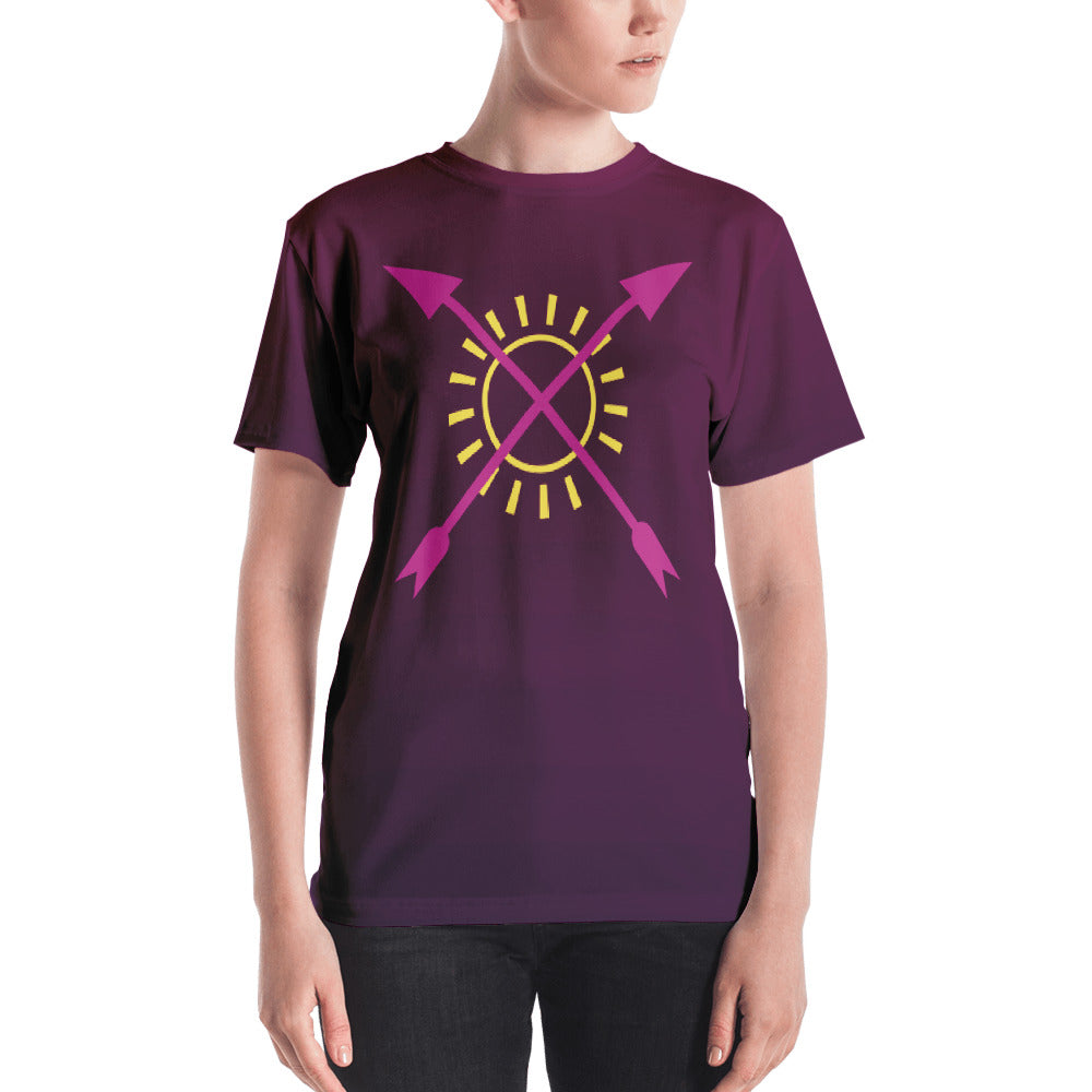 Sunshine and Arrows Women's T-shirt-t-shirt-PureDesignTees