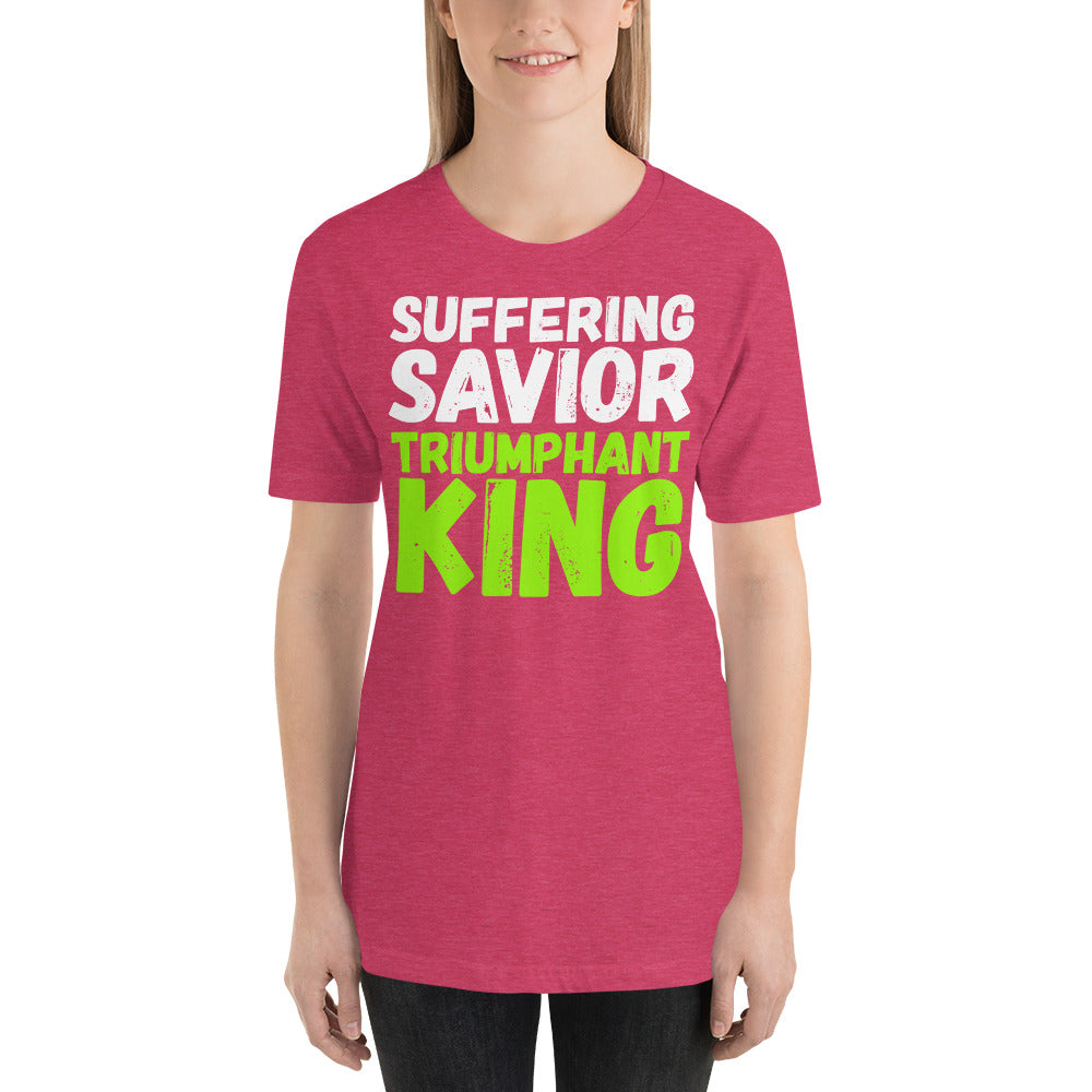 Suffering Savior Triumphant King Short-Sleeve Unisex T-Shirt-t-shirt-PureDesignTees