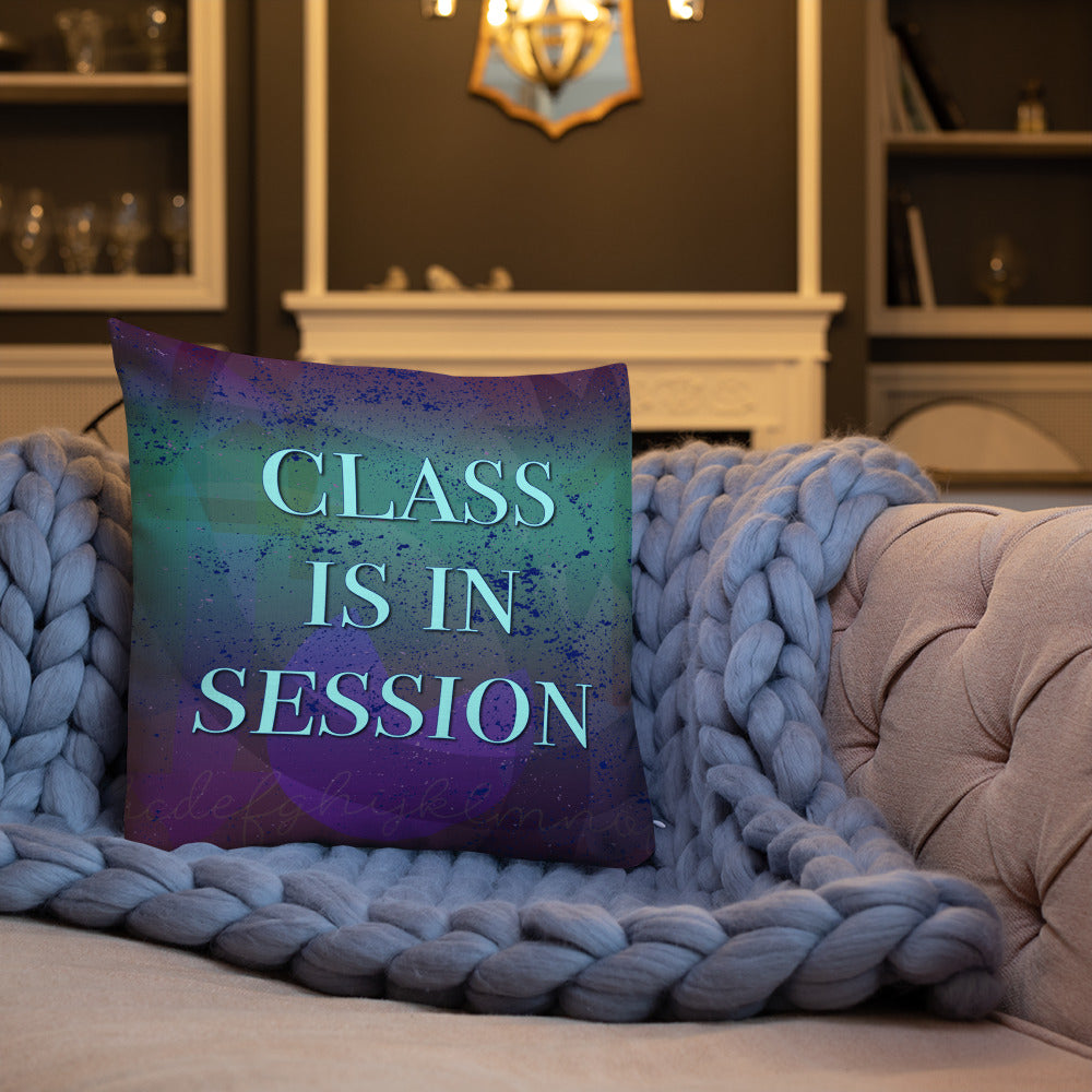 Homeschool Class is In Session Premium Pillow-Pillow-PureDesignTees
