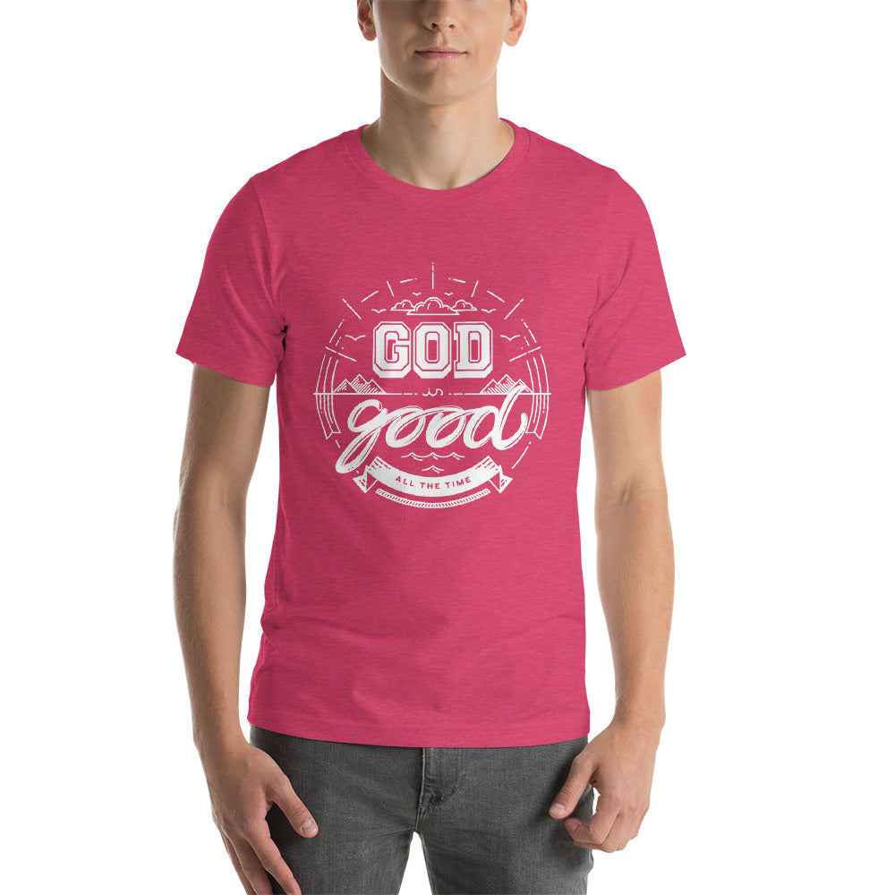 God is Good Short-Sleeve Unisex T-Shirt-T-Shirt-PureDesignTees