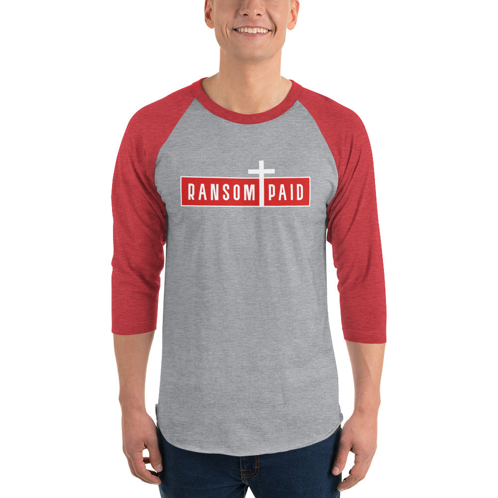 Ransom Paid 3/4 sleeve raglan shirt-Raglan T-shirt-PureDesignTees