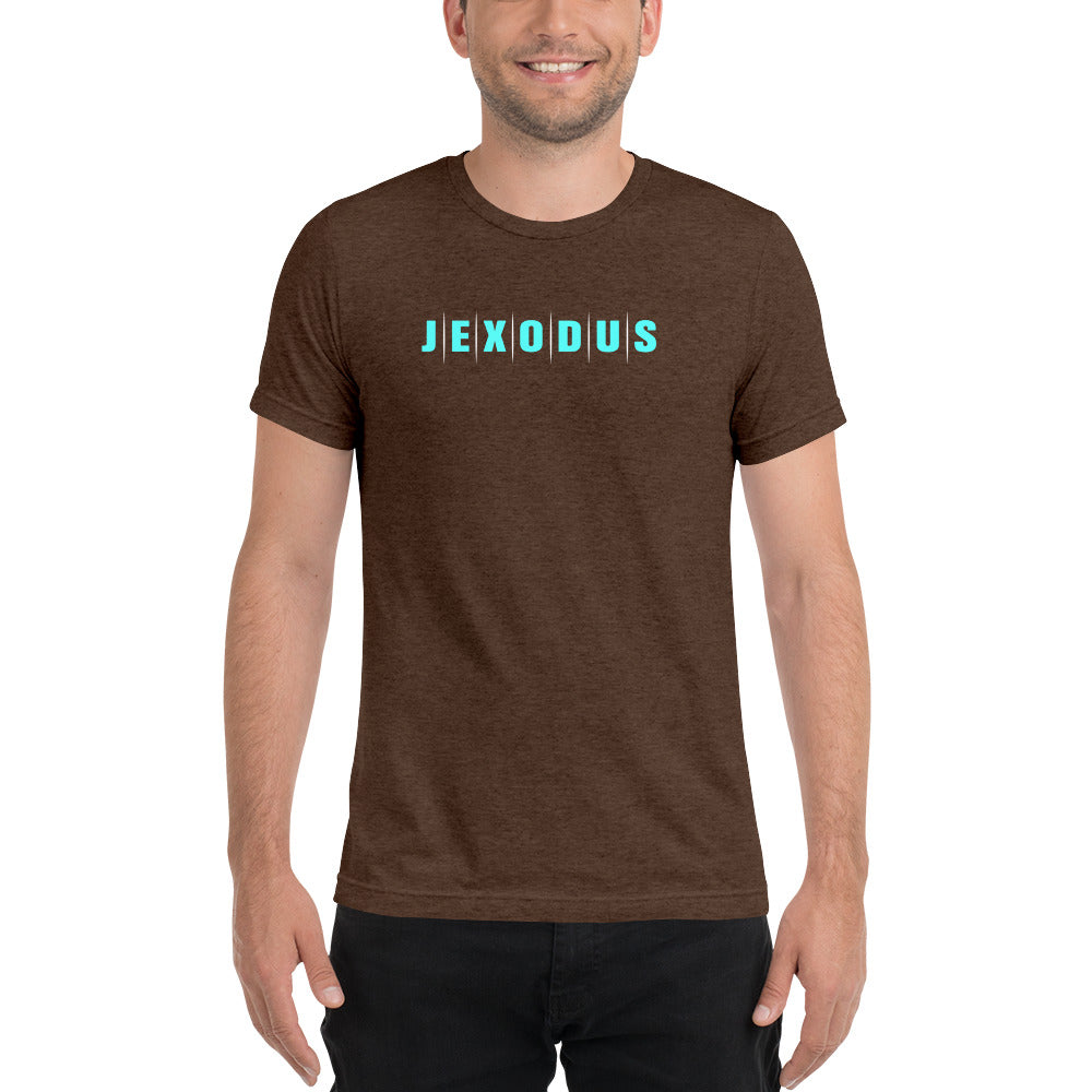 Jexodus Short sleeve Tri-blend t-shirt-Tri-Blend T-Shirt-PureDesignTees