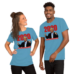 Trump Portrait 2020 MAGA Short-Sleeve Unisex T-Shirt-t-shirt-PureDesignTees