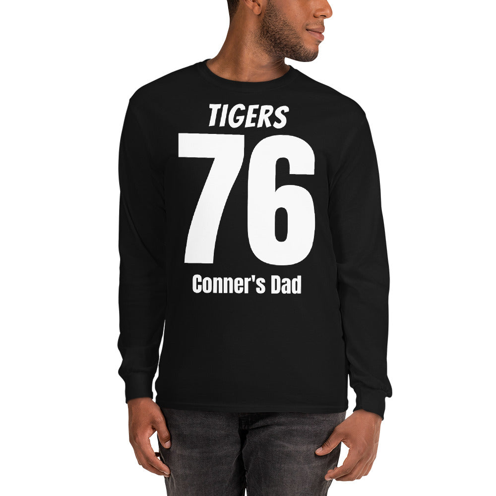 Personalized Team Number and Name Long Sleeve T-Shirt-Personalized long sleeve t-shirt-PureDesignTees