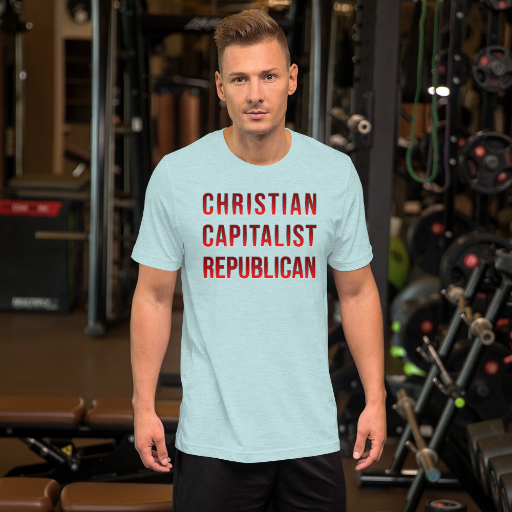 Christian Capitalist Republican Short-Sleeve Unisex T-Shirt-t-shirt-PureDesignTees