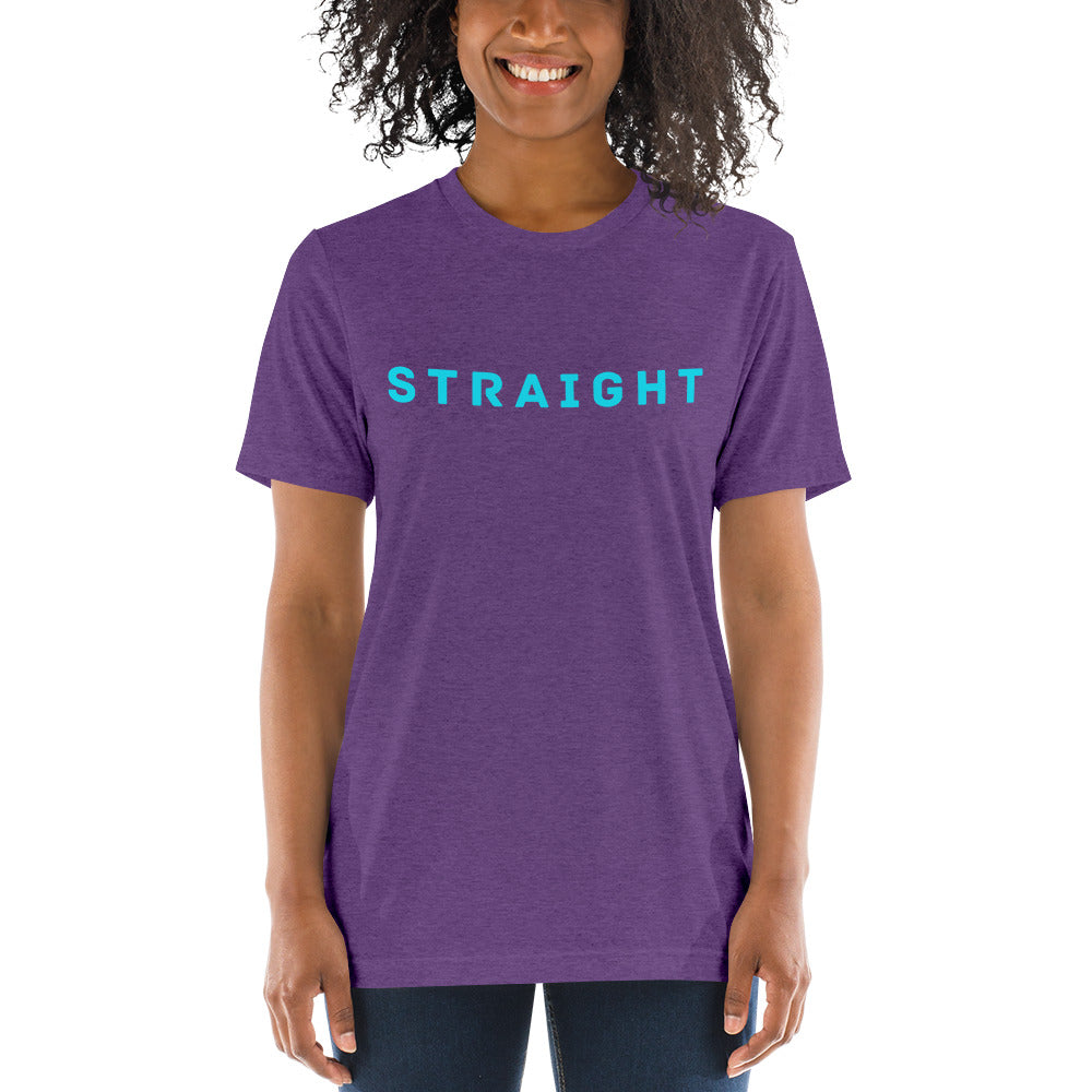 Straight Short sleeve Tri-blend t-shirt-tri-blend t-shirt-PureDesignTees