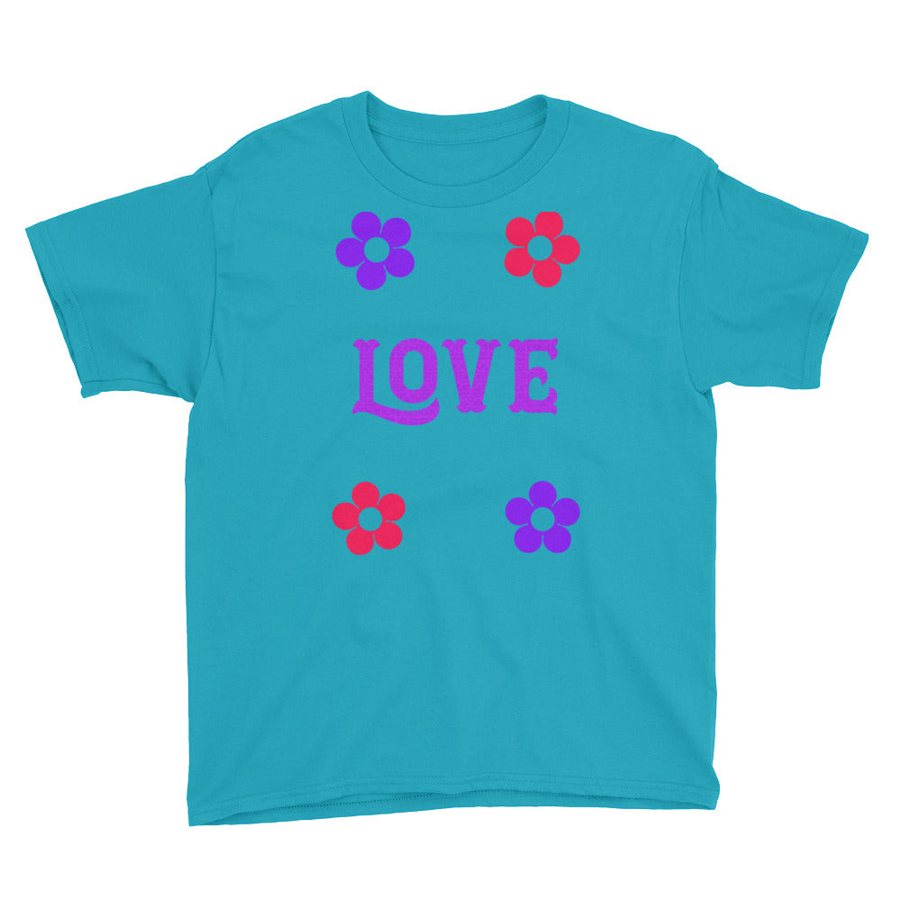 Love Youth Short Sleeve T-Shirt for girls-T-shirt-PureDesignTees