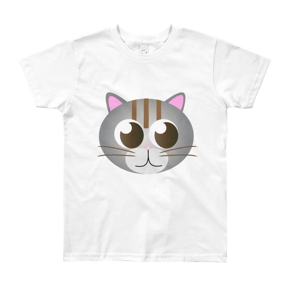 Cute Kitten Youth Short Sleeve T-Shirt-T-shirt-PureDesignTees