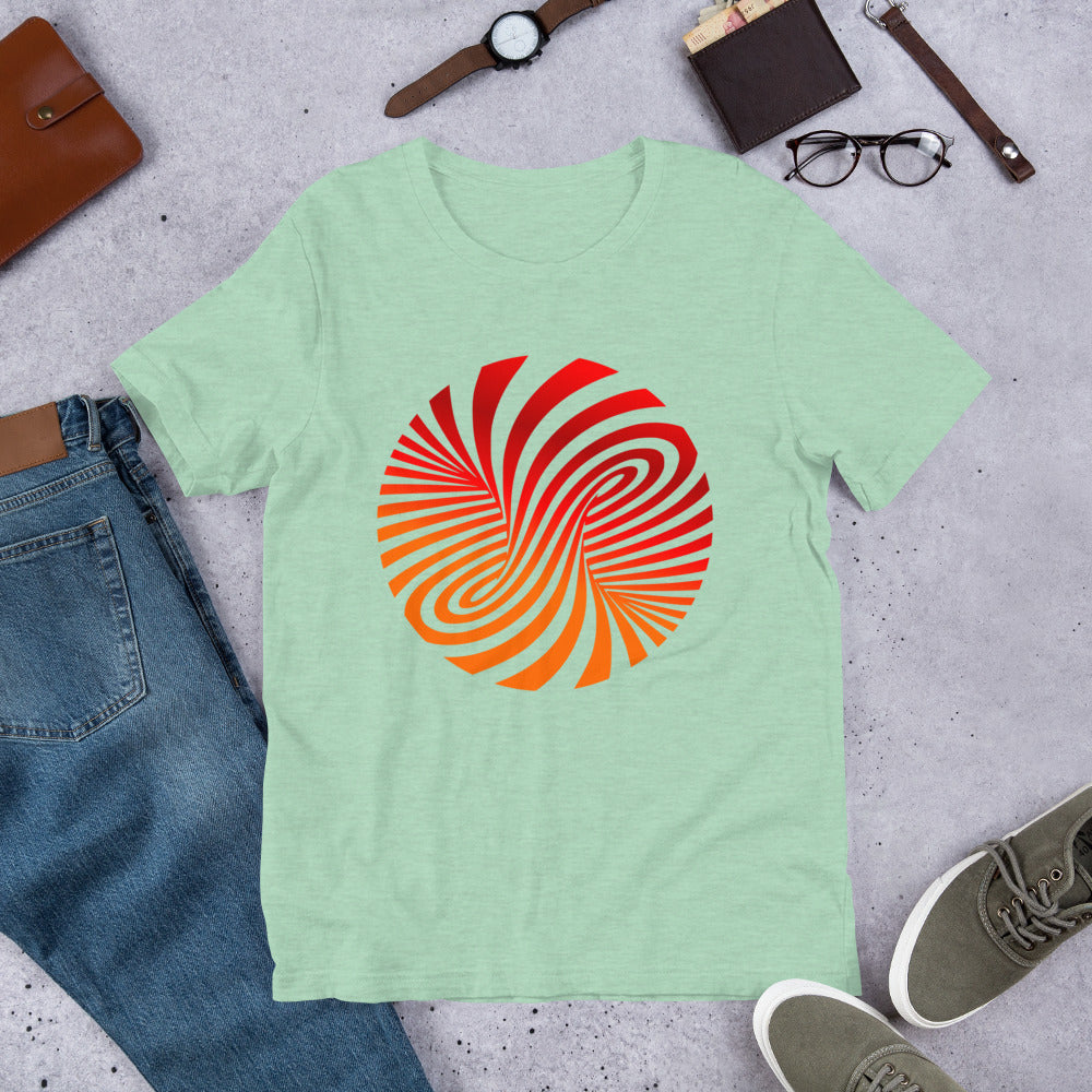 Vortex Optical Illusion Short-Sleeve Unisex T-Shirt-T-Shirt-PureDesignTees