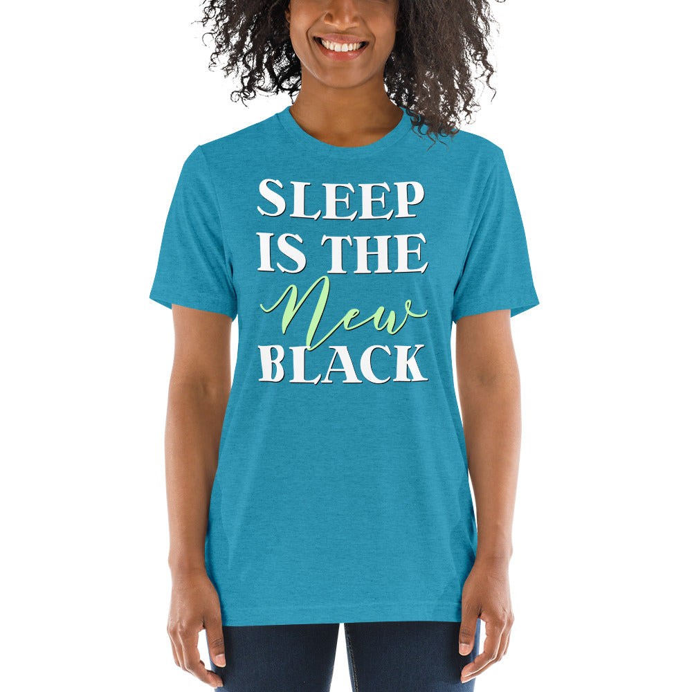 Sleep is the New Black Short sleeve t-shirt-T-shirt-PureDesignTees