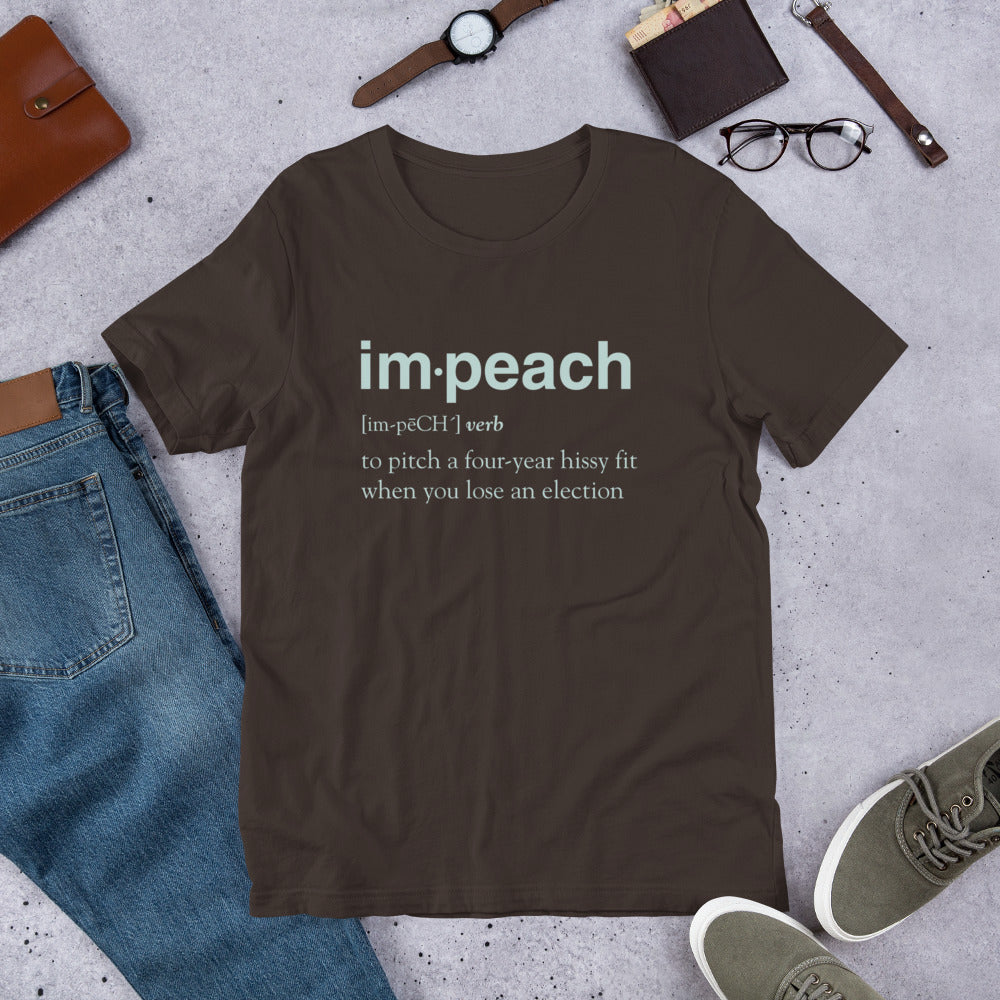 Definition of Impeach Short-Sleeve Unisex T-Shirt-PureDesignTees