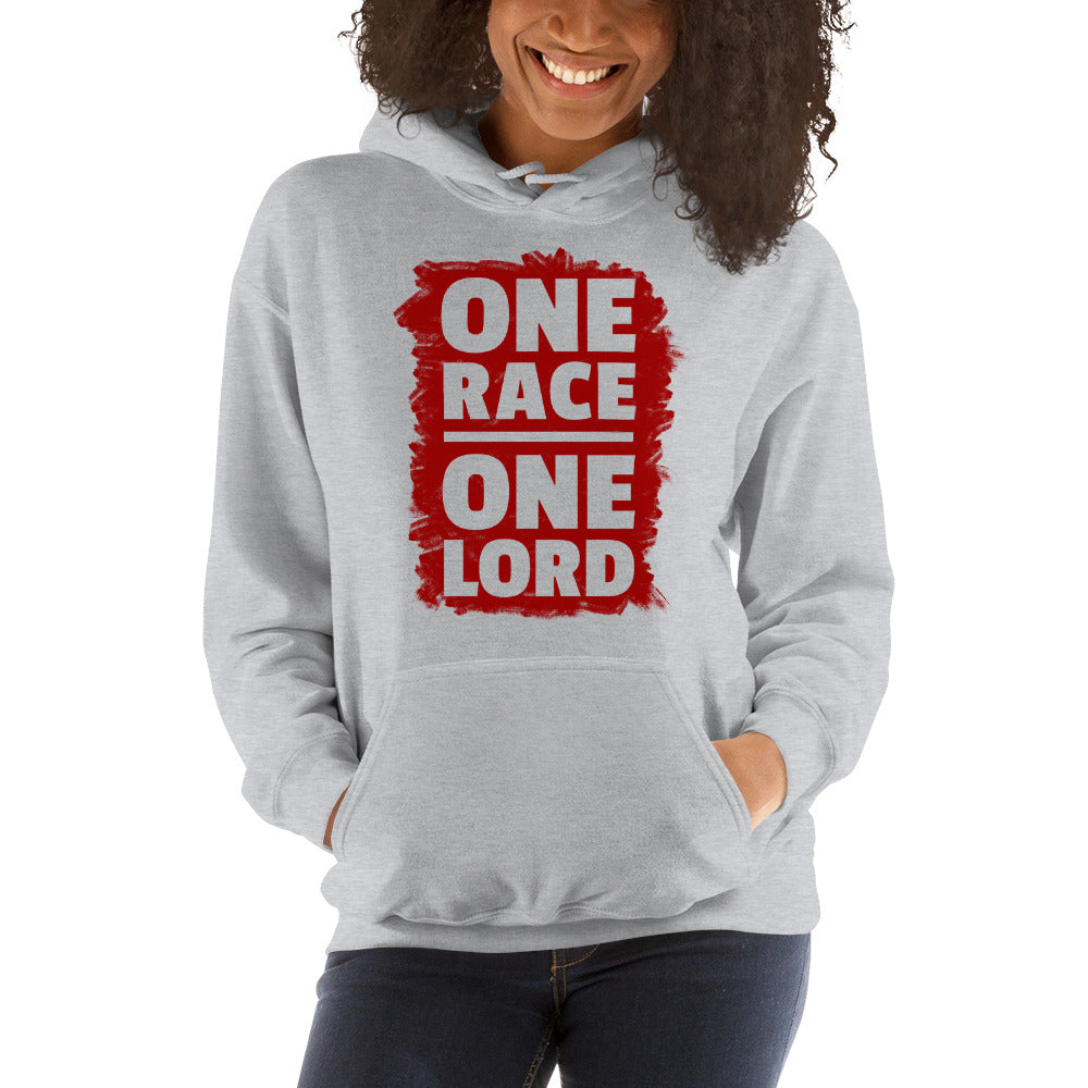 One Race One Lord Hooded Sweatshirt-Hoodie-PureDesignTees