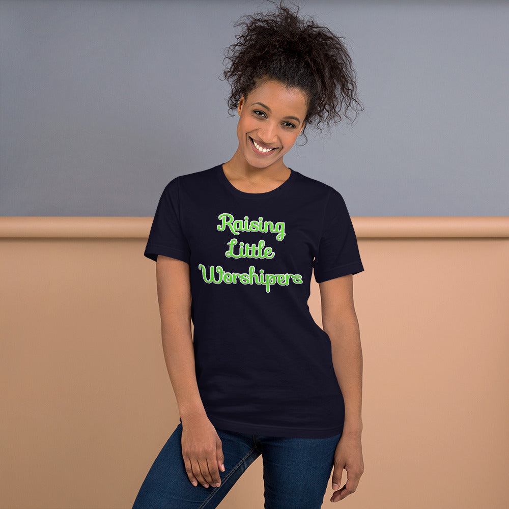 Raising Little Worshipers Short-Sleeve Unisex T-Shirt-T-shirt-PureDesignTees
