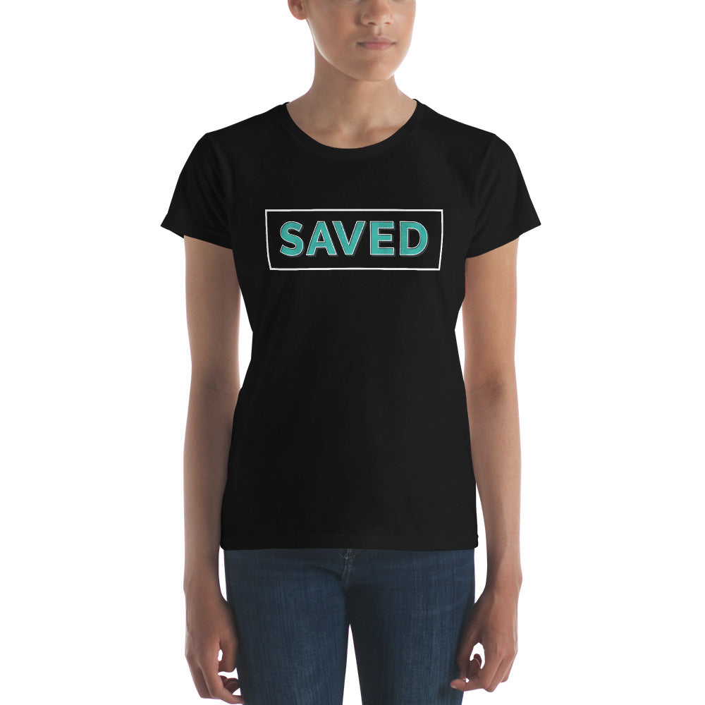 Saved Women's short sleeve t-shirt-t-shirt-PureDesignTees