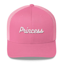 Load image into Gallery viewer, Princess Embroidered Trucker Cap-Hat-PureDesignTees