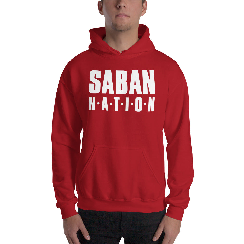 Saban Nation Hooded Sweatshirt-hoodie-PureDesignTees
