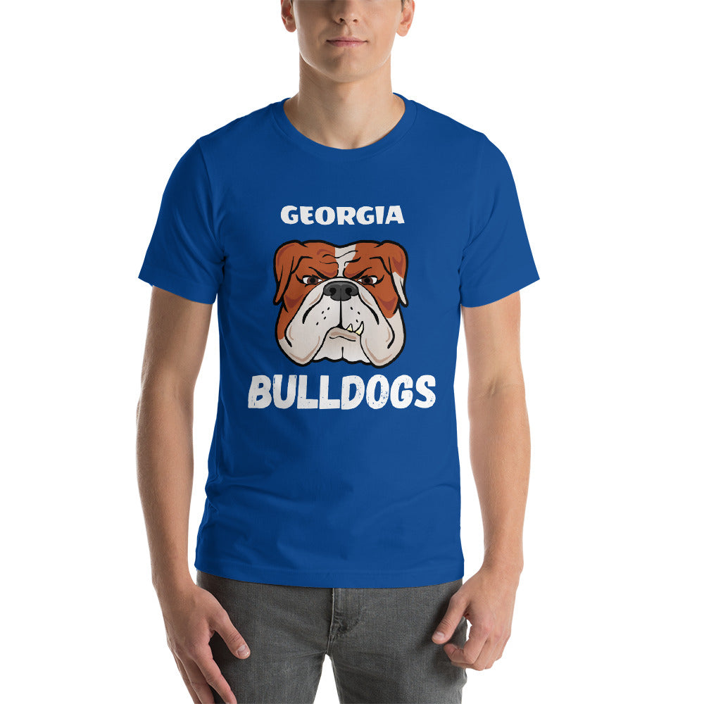 Bulldogs Customizable Short-Sleeve Unisex T-Shirt-T-shirt-PureDesignTees