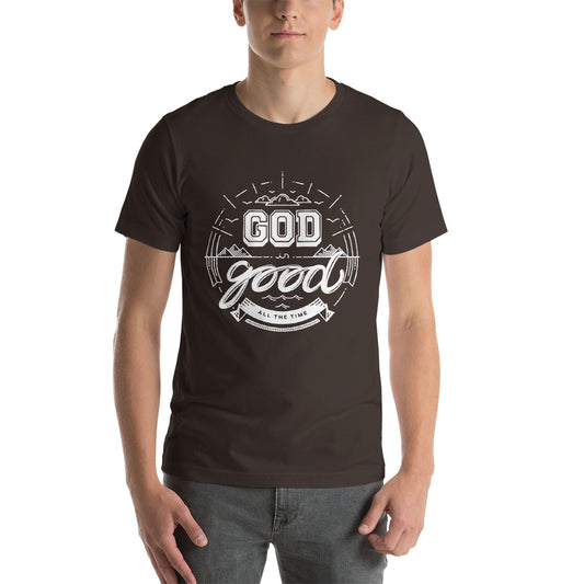 God is Good Short-Sleeve Unisex T-Shirt-T-Shirt-PureDesignTees