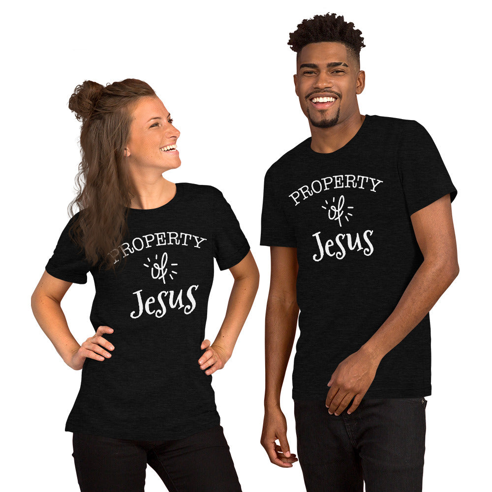 Property of Jesus Short-Sleeve Unisex T-Shirt-T-Shirt-PureDesignTees