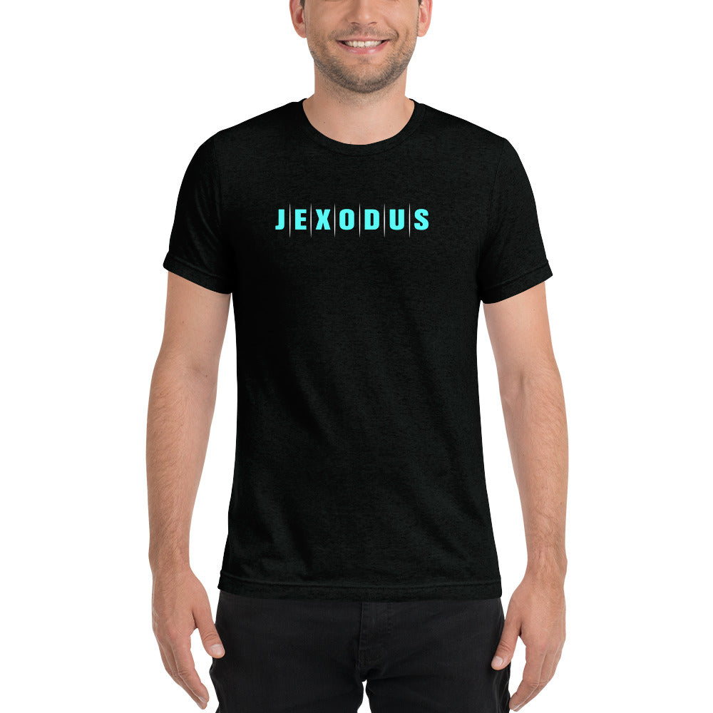 Jexodus Short sleeve Tri-blend t-shirt-Tri-Blend T-Shirt-PureDesignTees