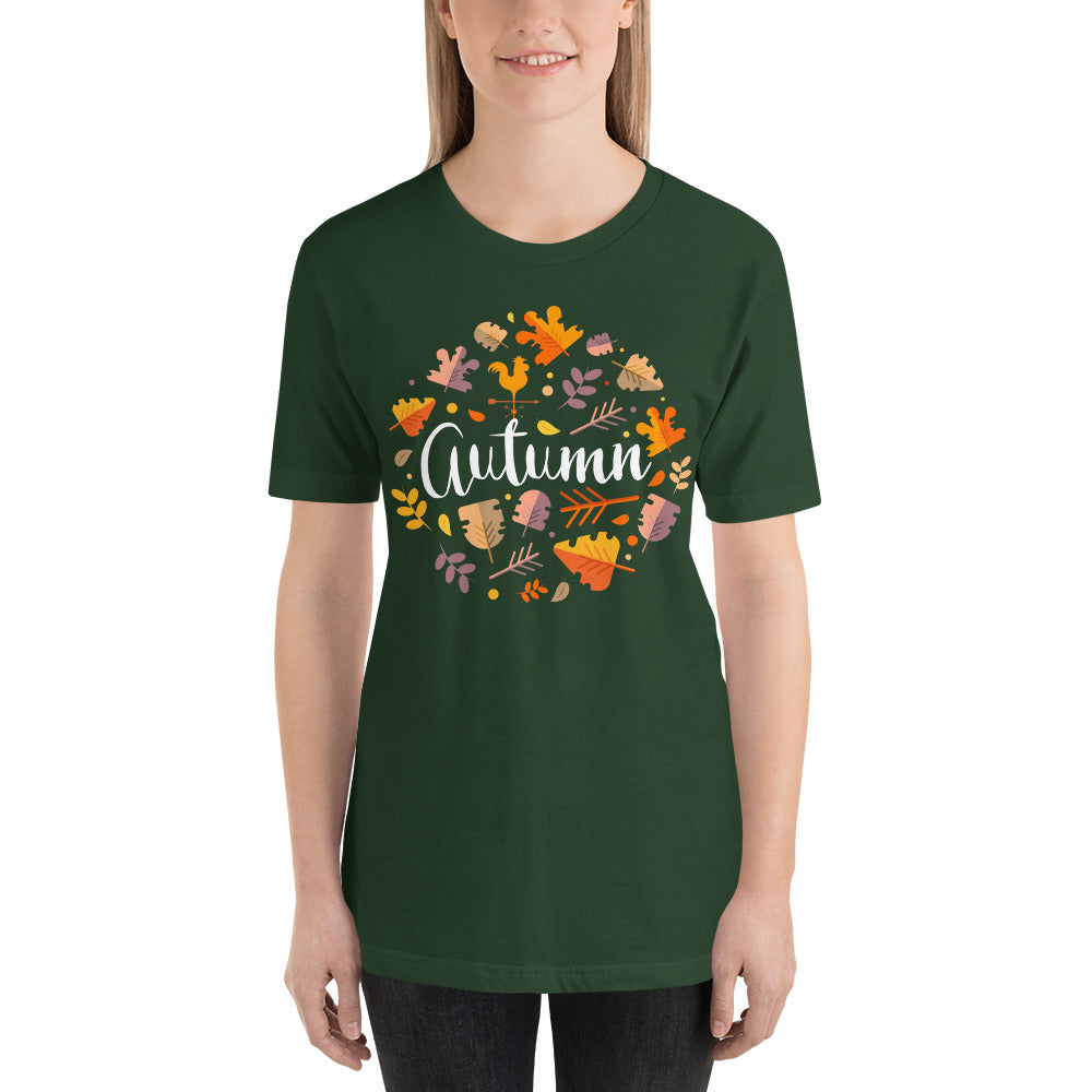 Autumn Design Short-Sleeve Unisex T-Shirt-t-shirt-PureDesignTees