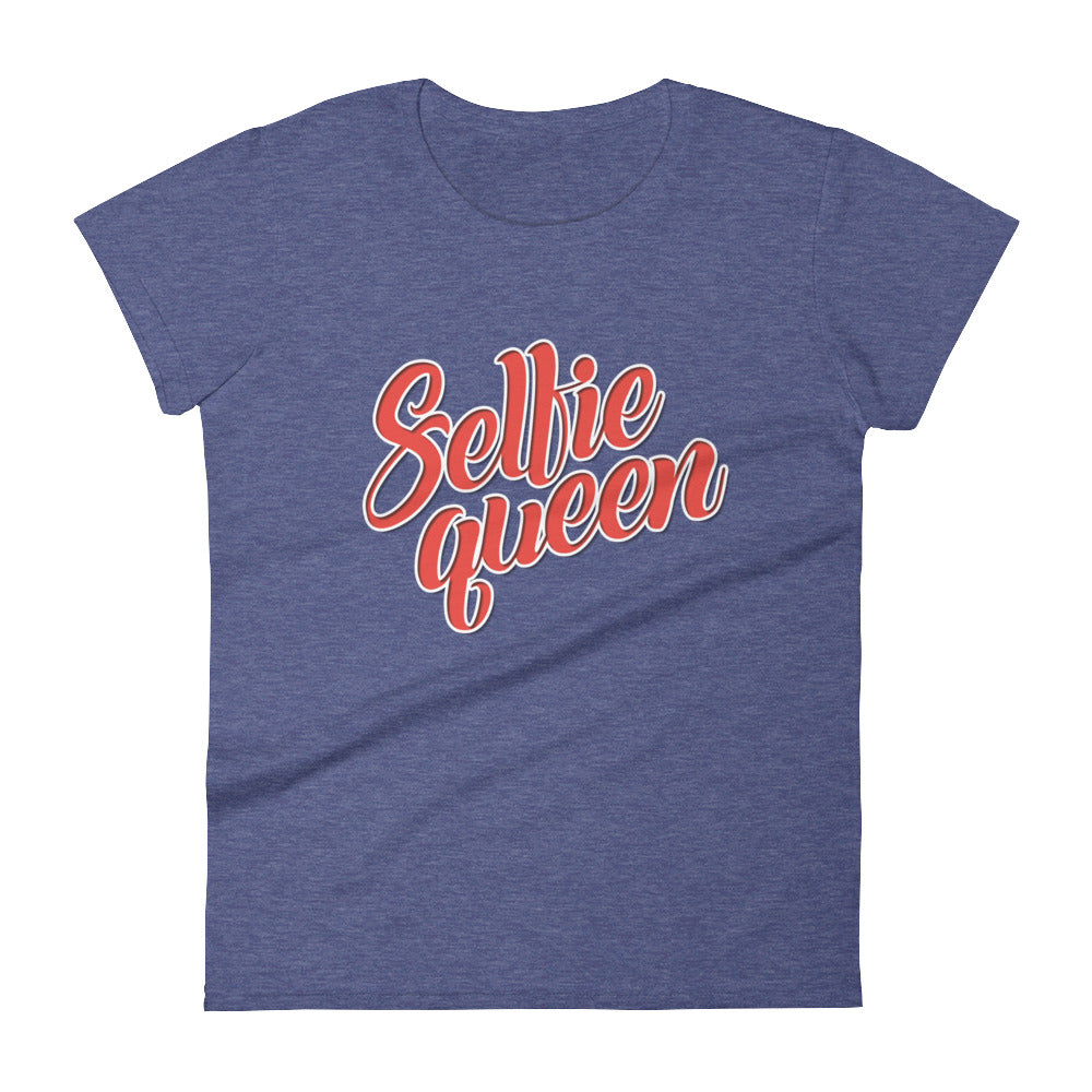 Selfie Queen Women's short sleeve t-shirt-T-Shirt-PureDesignTees