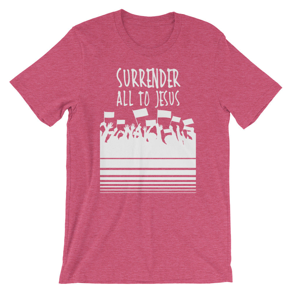 Surrender All to Jesus Unisex short sleeve t-shirt-T-Shirt-PureDesignTees